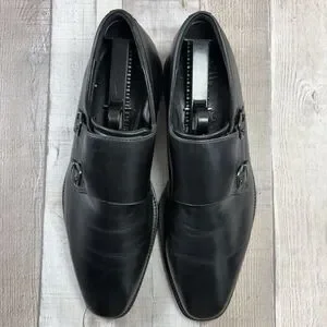 Ecco Vitrus Mondial Monk Strap Men\'s US 8 - 8.5 EU 42 Dress Shoes Leather Black Vitrus Mondial - ECCO.com main image 2